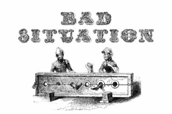 Bad Situation: A Bold Display Font for Editorial Design and Digital Publishing