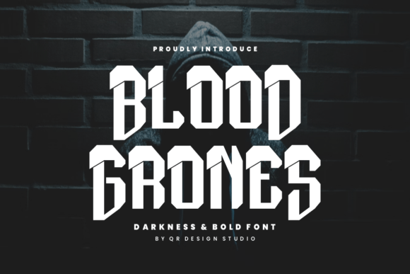 Blood Grones Font: Elevate Your Brand with Gothic-Inspired Typography