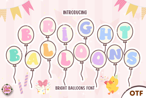 Bright Balloons Font: A Playful Touch for Branding That Stands Out