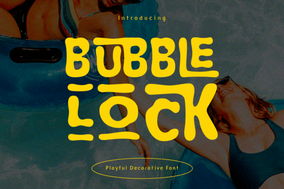 Bubblelock Font: A Playful Display Typeface for Web Designers