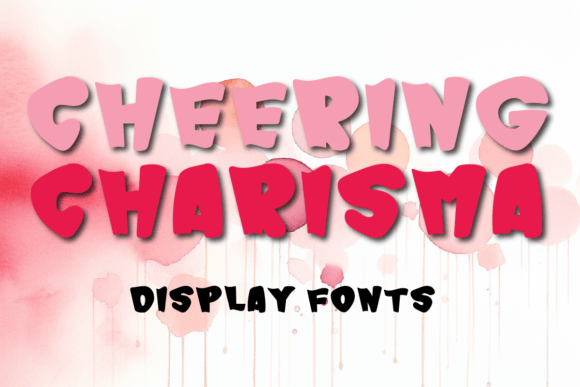 Cheering Charisma: A Vibrant Display Font for Makers and Creative Sellers