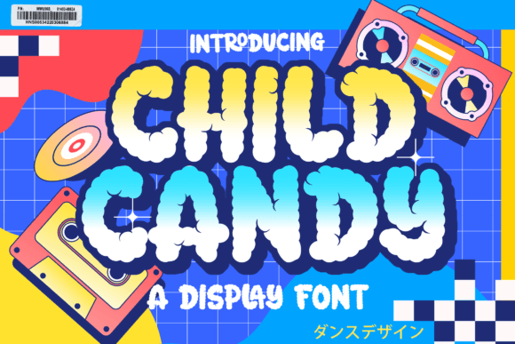 Child Candy: A Bold Display Font for Dynamic Web Design