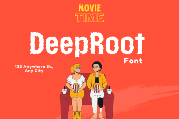 Deeproot Font: Elevating Marketing Visuals with Organic Elegance
