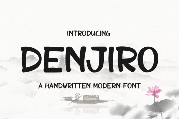 Denjiro Font: A Lighthearted Typeface for Consistent Branding