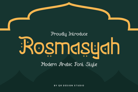 Elevate Your Campaigns with Rosmasyah: The Arabic-Style Display Font That Commands Attention