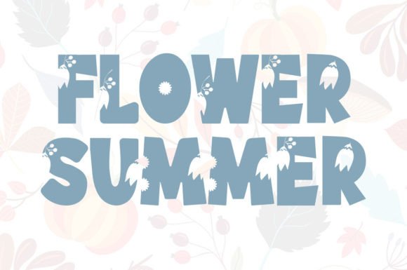 Flower Summer: A Display Font for Modern Brand Campaigns