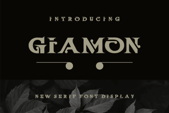 Giamon: A Modern Display Font That Elevates Brand Identity with Style