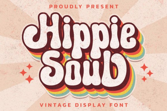 Hippie Soul: A Funky Display Font for Editorial Charm