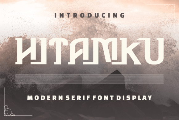 Hitamku: A Modern Display Font for Stylish Editorial Design