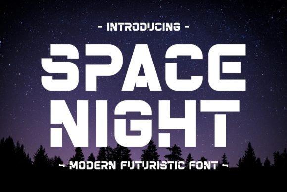 How Space Night Font Transformed My Small Business Branding