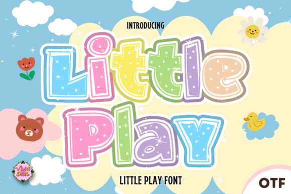 Little Play Font: A Playful Typeface for Crafters and Product Designers