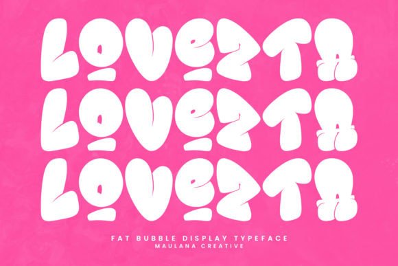 Lovezta: A Joyful Display Font for Editorial Design and Digital Publishing