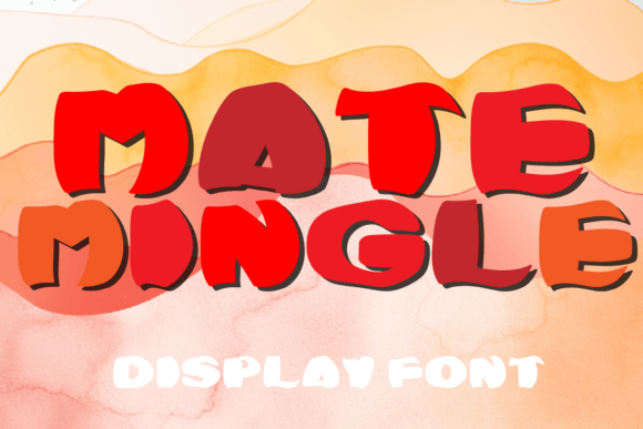 Mate Mingle: A Stylish Display Font for Modern Branding Projects