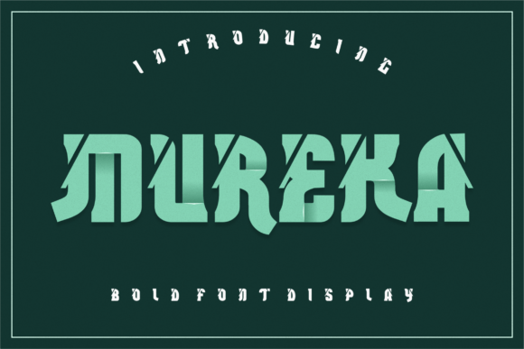Mureka: A Modern Display Font That Elevates Handmade Design