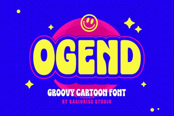 Ogend: A Retro Bold Groovy Font for Modern Web Design