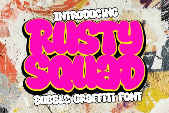Rusty Squad: A Display Font That Elevates Web Design with Character