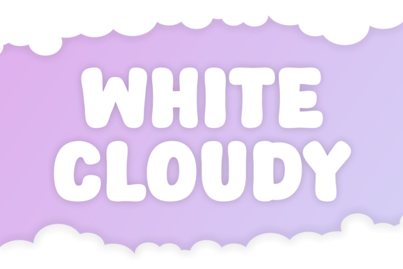 White Cloudy: A Breath of Airy Elegance in Editorial Typography